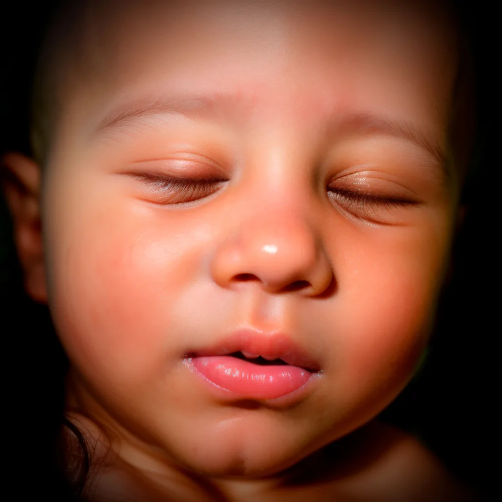 8K image of baby